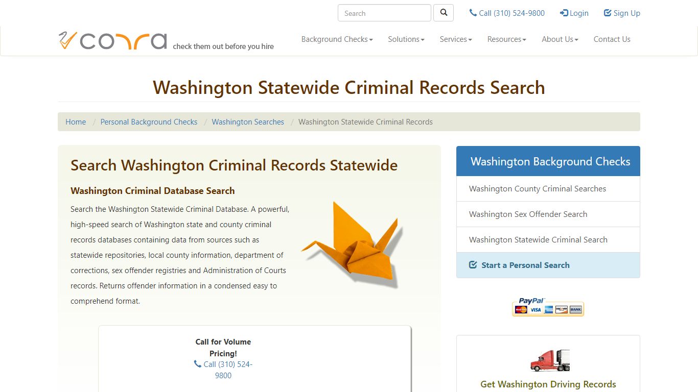 Washington Criminal Records | Statewide Background Checks ...